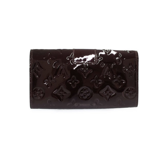 Louis Vuitton Wallet Vernis Portefeuille Bifold Long Sarah Nou - Picture 1 of 8